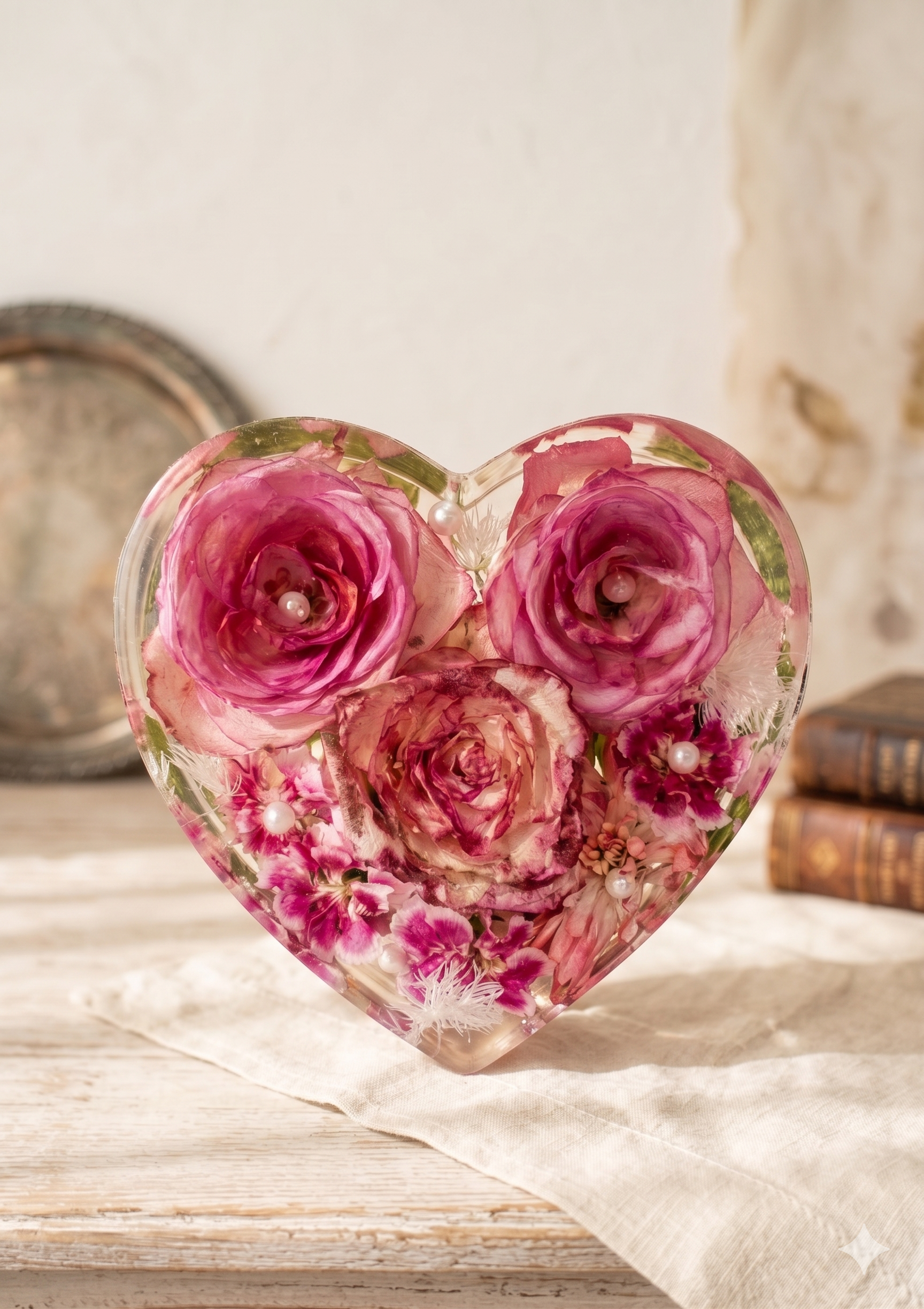 Heart Shape Flower Preservation
