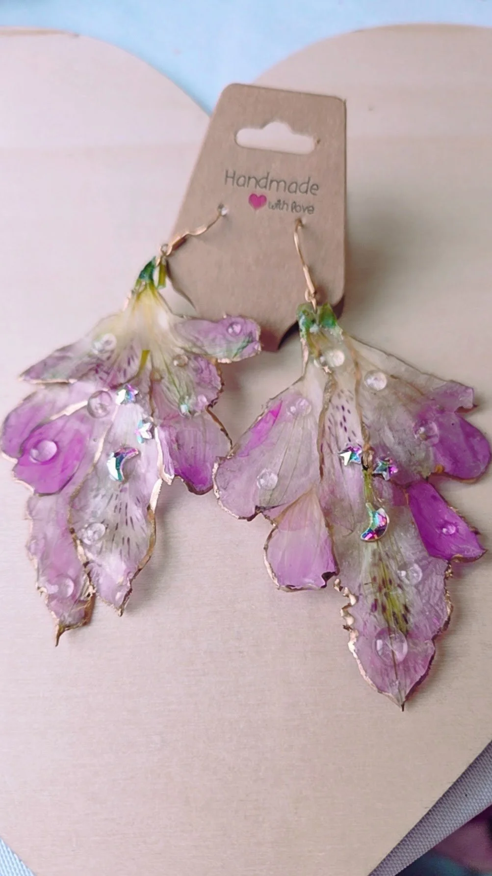 Ethereal Blossom Petal Earrings