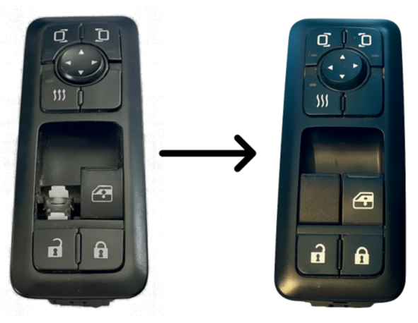 Obvious Trucks' Paccar window switch rebuild kit