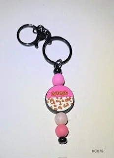 Mama Beaded Keychain