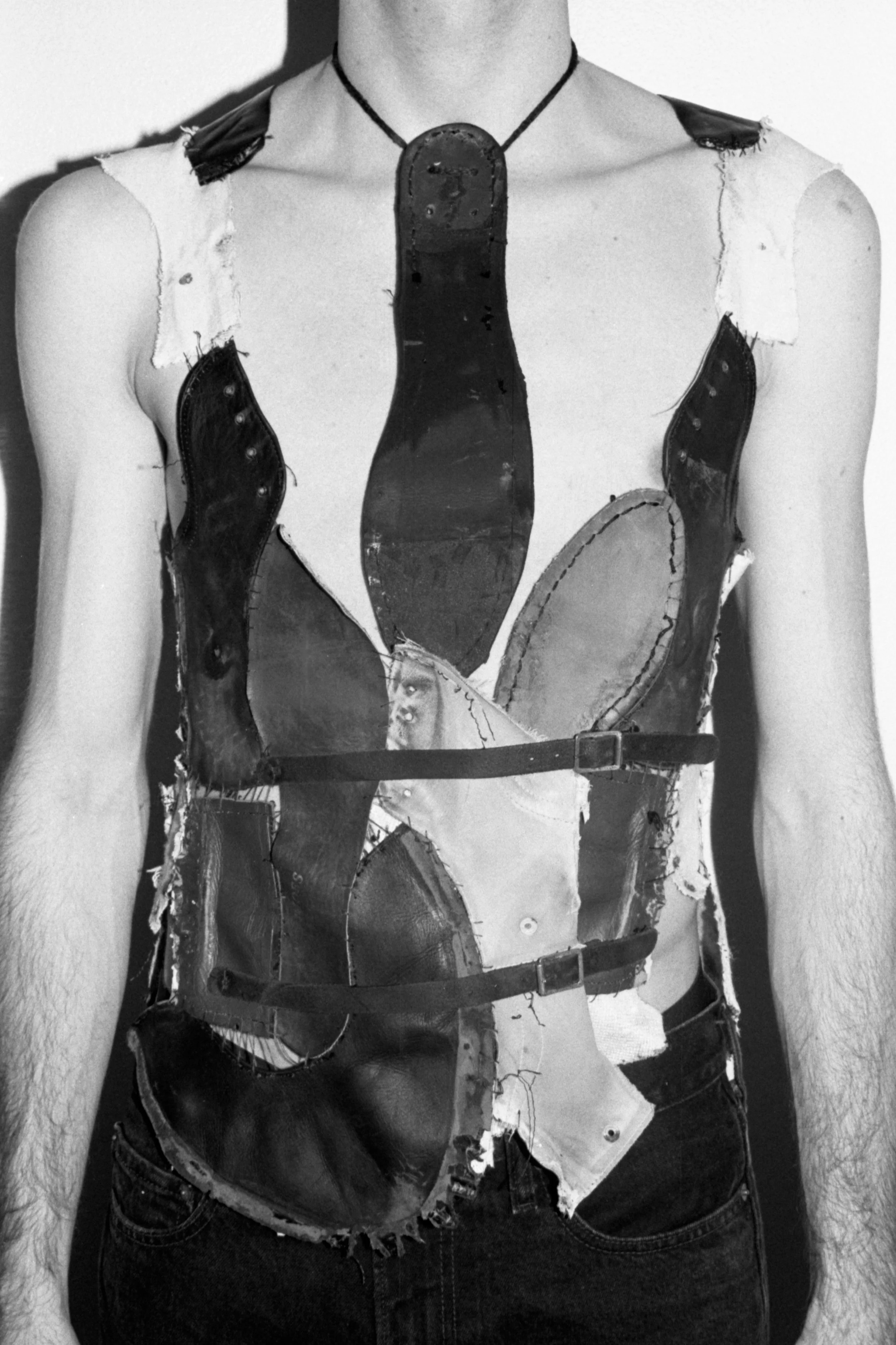 Dancer 4 Photo 1, Scanned black and white 35 mm film printed on glossy photo paper, 24 x 36 in. 2025