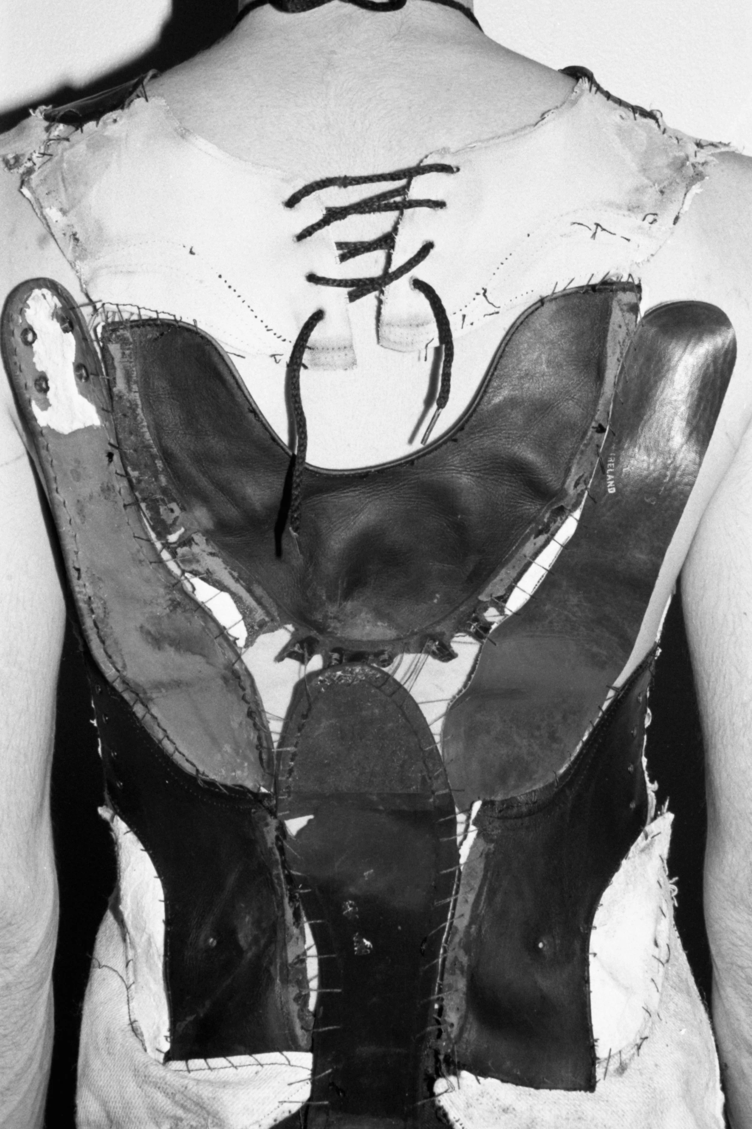 Dancer 4 Photo 2, Scanned black and white 35 mm film printed on glossy photo paper, 24 x 36 in. 2025