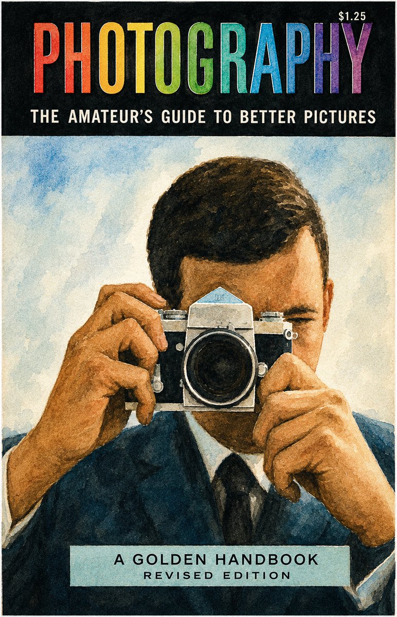 Cover of the 1964 photography handbook Photography: The Amateur's Guide to Better Pictures by Golden Press.
