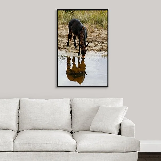 Raymond's Watering Hole Framed Canvas.jpeg