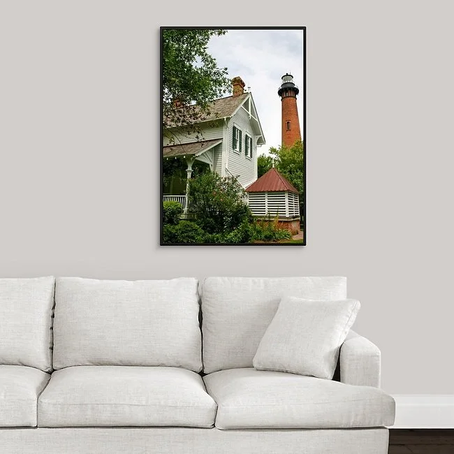 Currituck Light Framed Canvas.jpeg
