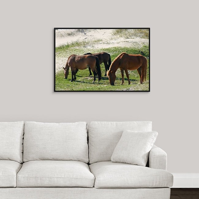 Family Grazing Time III Framed Canvas.jpeg