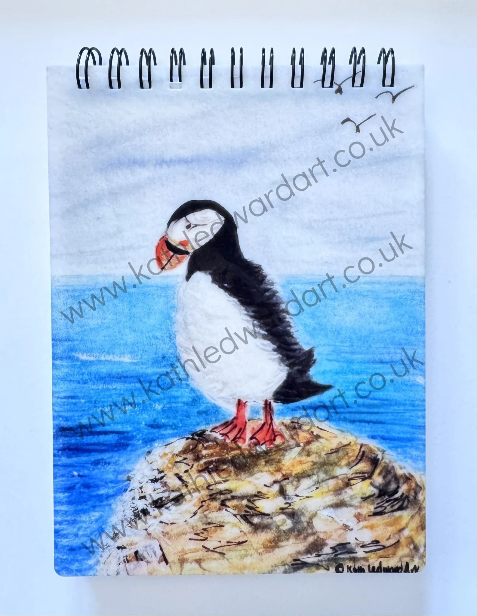 A6 Notebook -Puffin