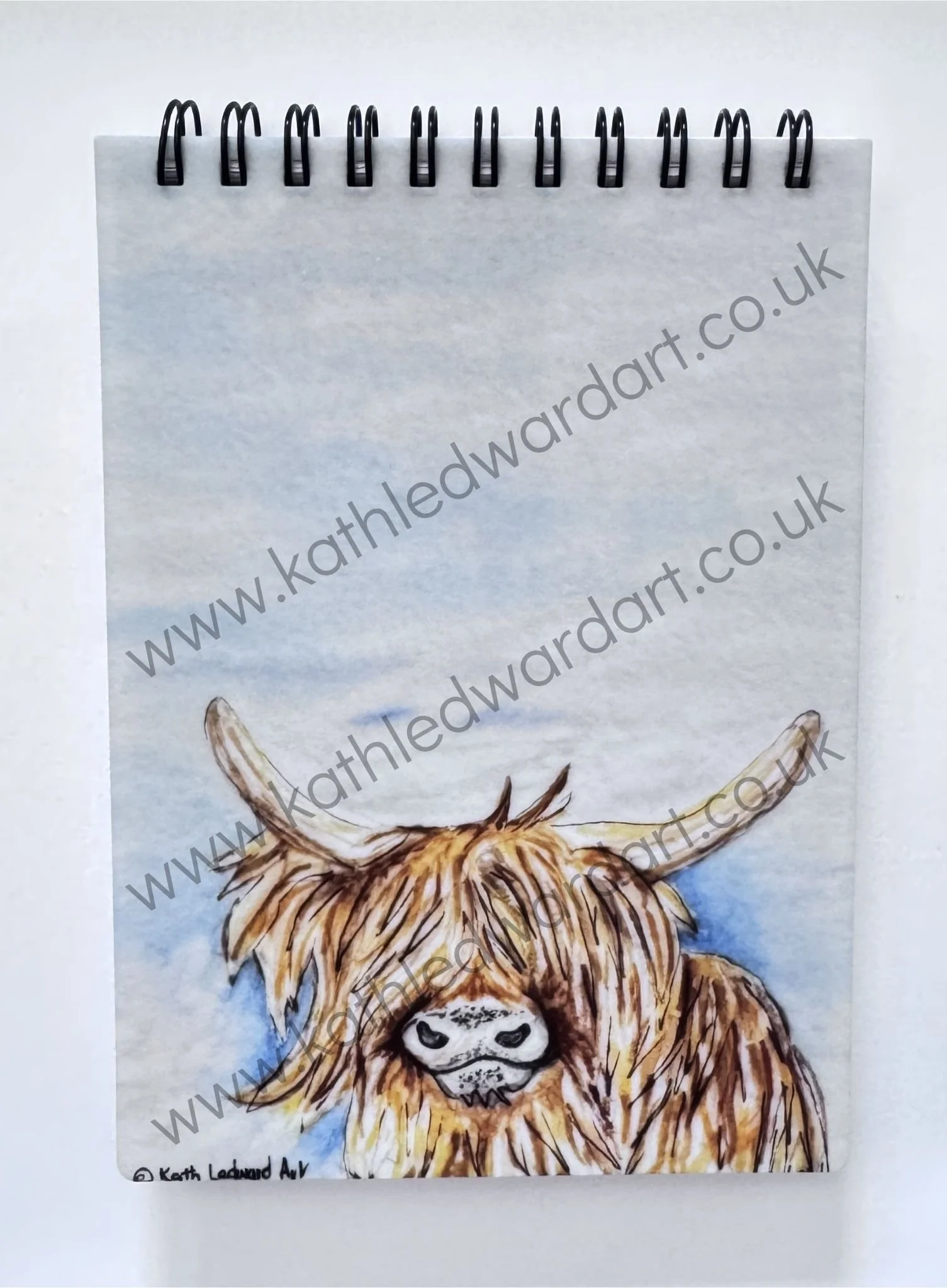 A6 Notebook Highland Cow - Traditional