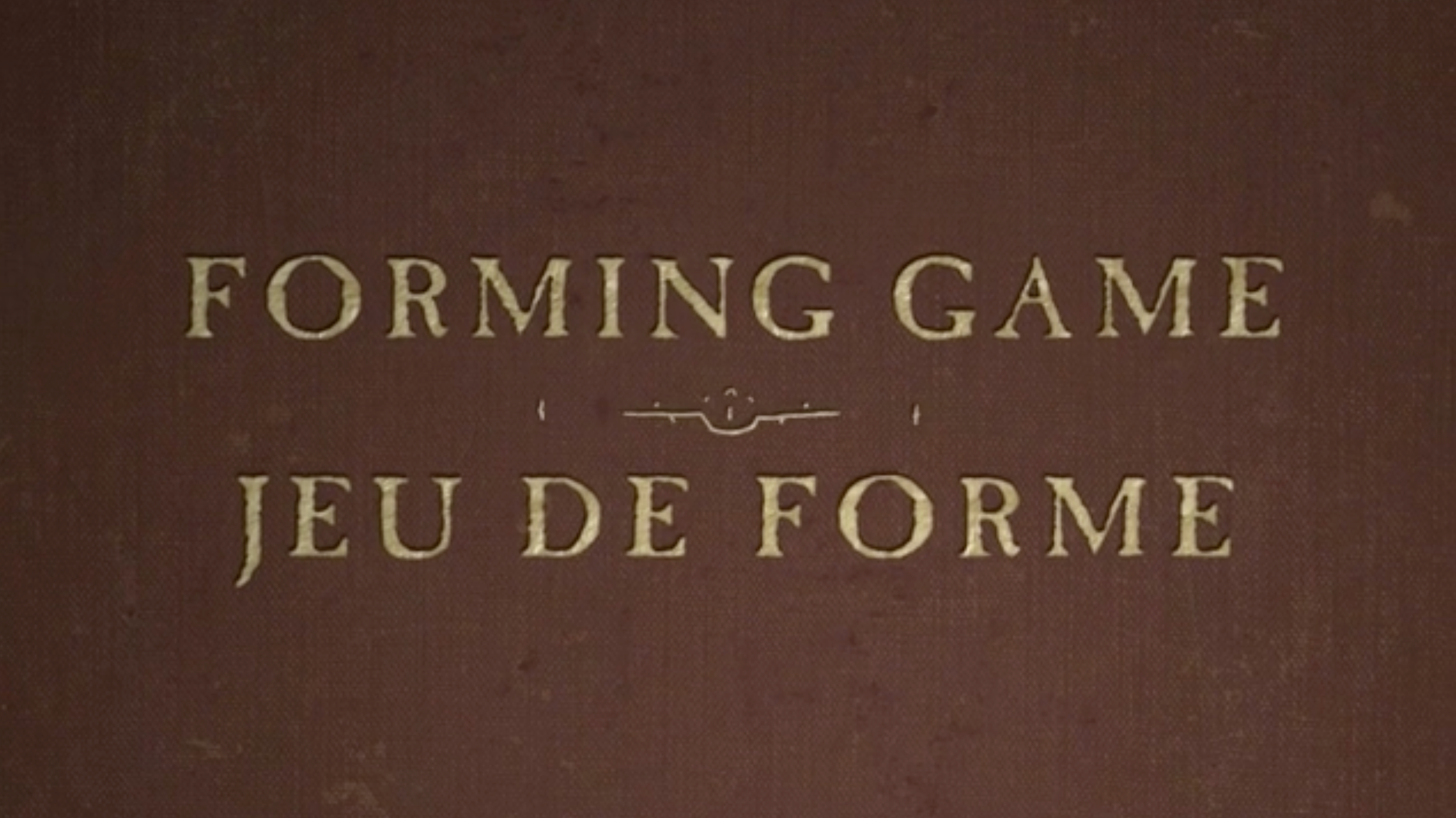 Forming Game