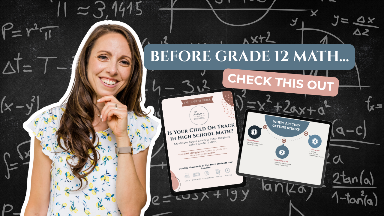 5 Signs Your Teen May Be Falling Behind in High School Math