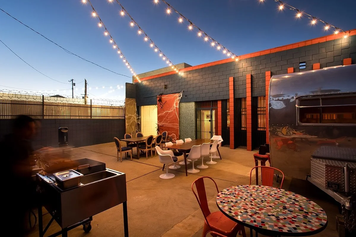 Tacos and twilight 🌮✨ for last week&rsquo;s event, we set up the lot for a little al fresco dining!

We&rsquo;re starting to build a roster of catering partners so our clients can easily bring amazing food into their productions and events, from str