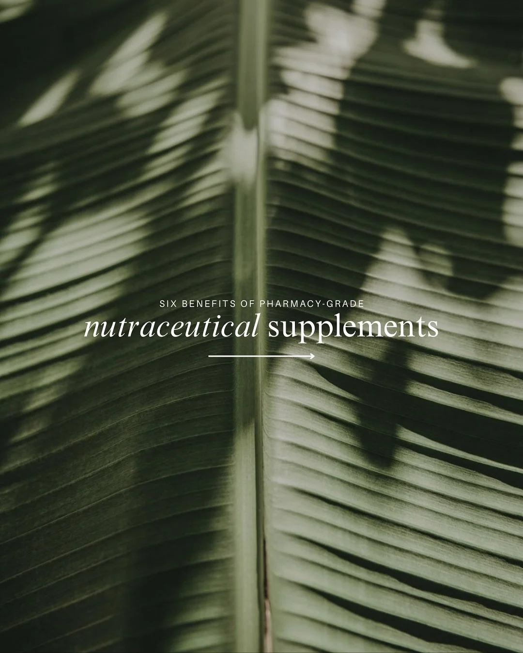 🌿 Let&rsquo;s talk nutraceutical supplements!

These aren&rsquo;t your average vitamins &mdash; nutraceuticals are pharmacy-grade supplements designed to support your body from the inside out 💊✨

They help with things like:
💤 Better sleep &amp; st