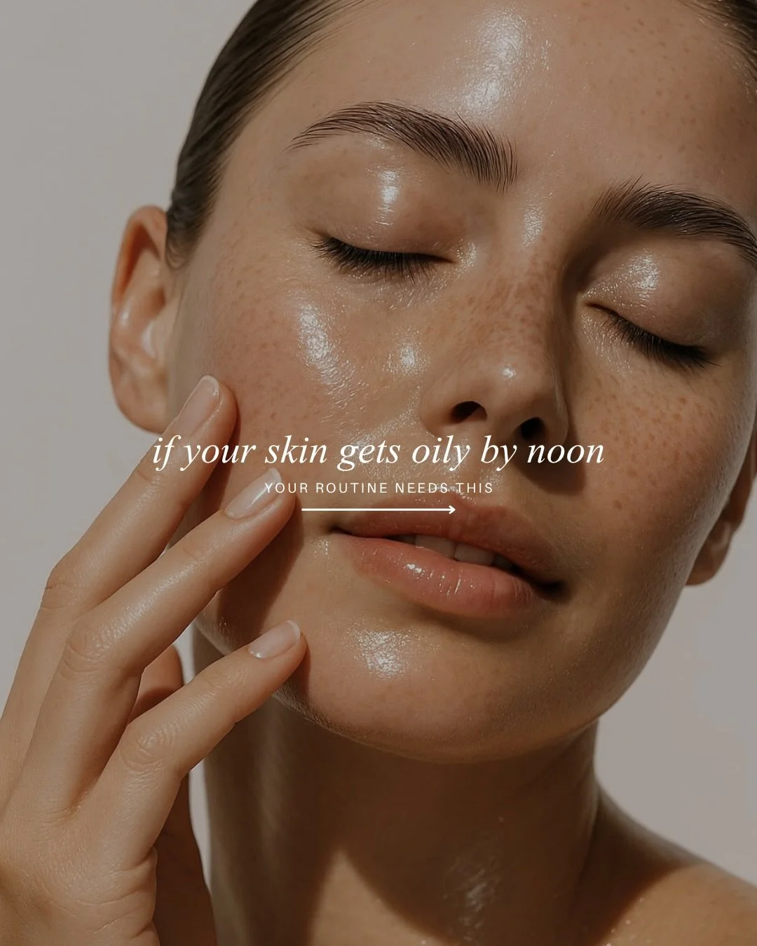If your skin is oily by noon&hellip; this is your sign to fix your routine, not fight your skin. 🫶🏻

Overproducing oil might not be the problem&mdash;
it&rsquo;s usually dehydration, buildup, or the wrong products.

Here&rsquo;s the difference a ba