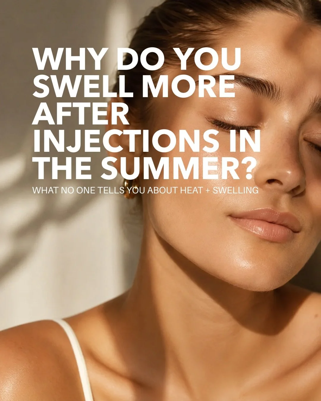 Hot weather + fresh injections? ☀️💉

Noticing more swelling after injections in the summer? You&rsquo;re not imagining it.

Warmer temperatures can increase circulation, which may make post-treatment swelling feel a little more noticeable in the fir