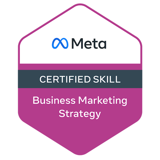 Meta Certified Skill badge for Business Marketing Strategy