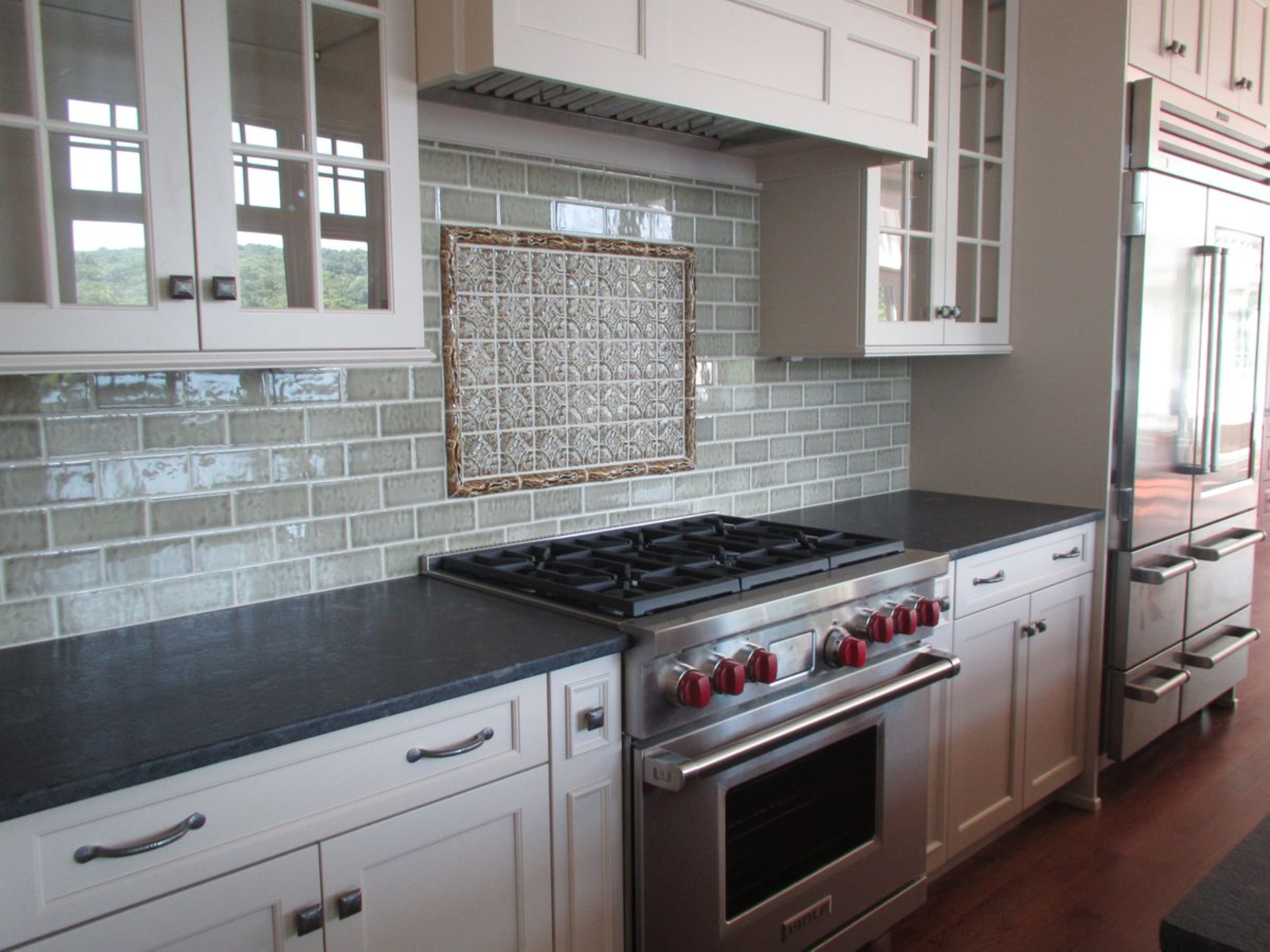 Transitional And Coastal Kitchen Remodel by Smokestack & Steeple Builders project photo