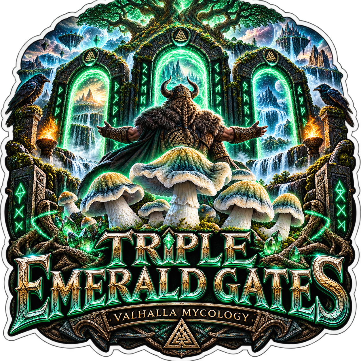 Triple Emerald Gates