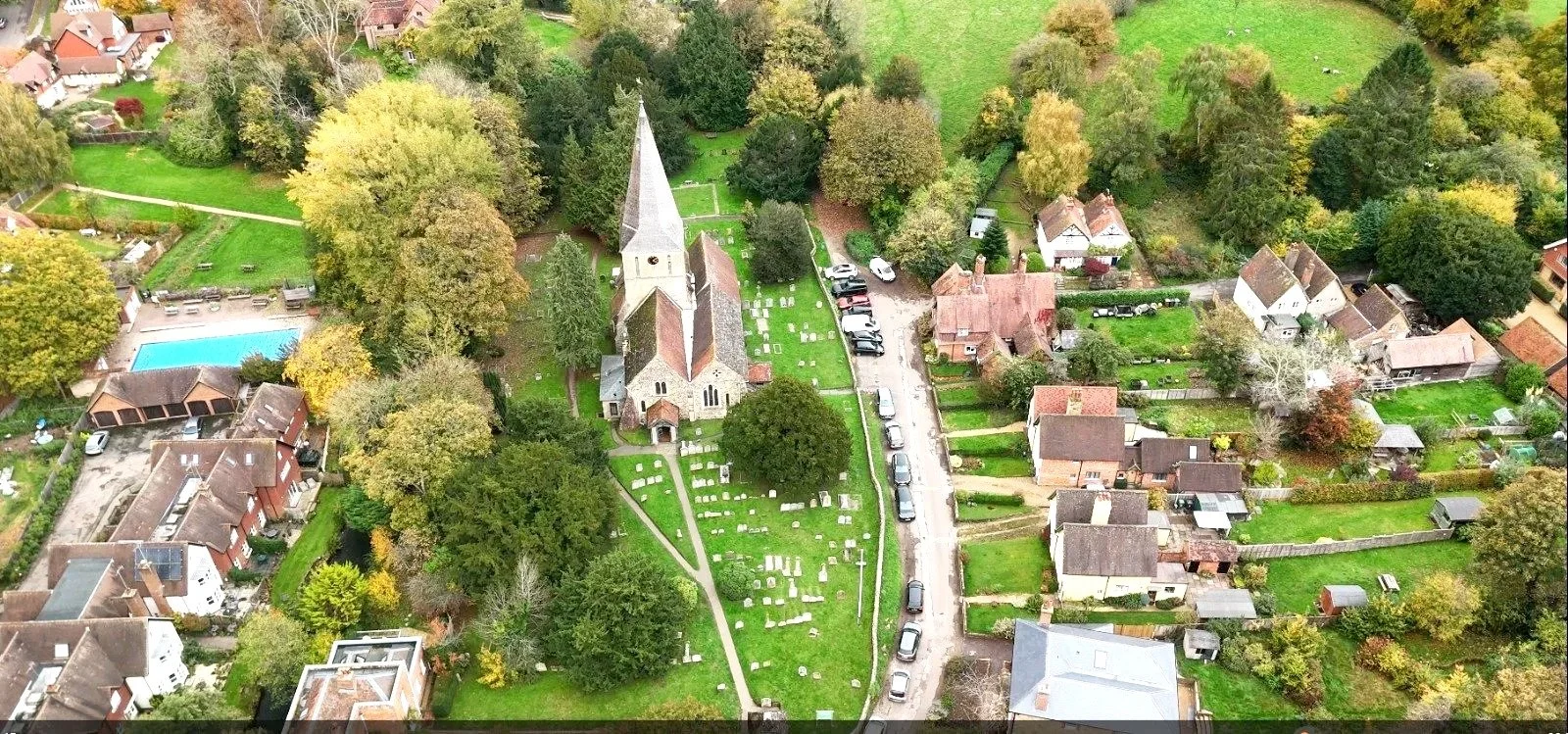 Shere, Surrey – Drone Video & Aerial Photography