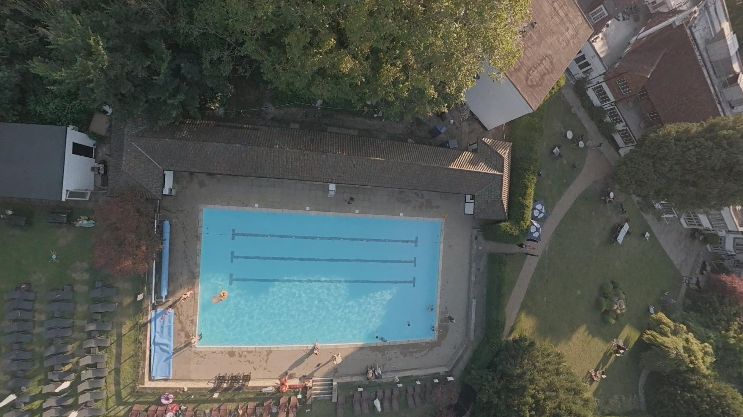 Burford Bridge Lido Aerial Photography | Surrey Drone Footage