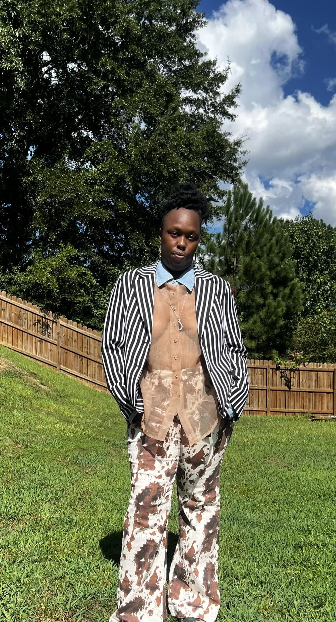 Styled by Seabreeze Kloset customer showcasing confidence-inspired boutique fashion.
