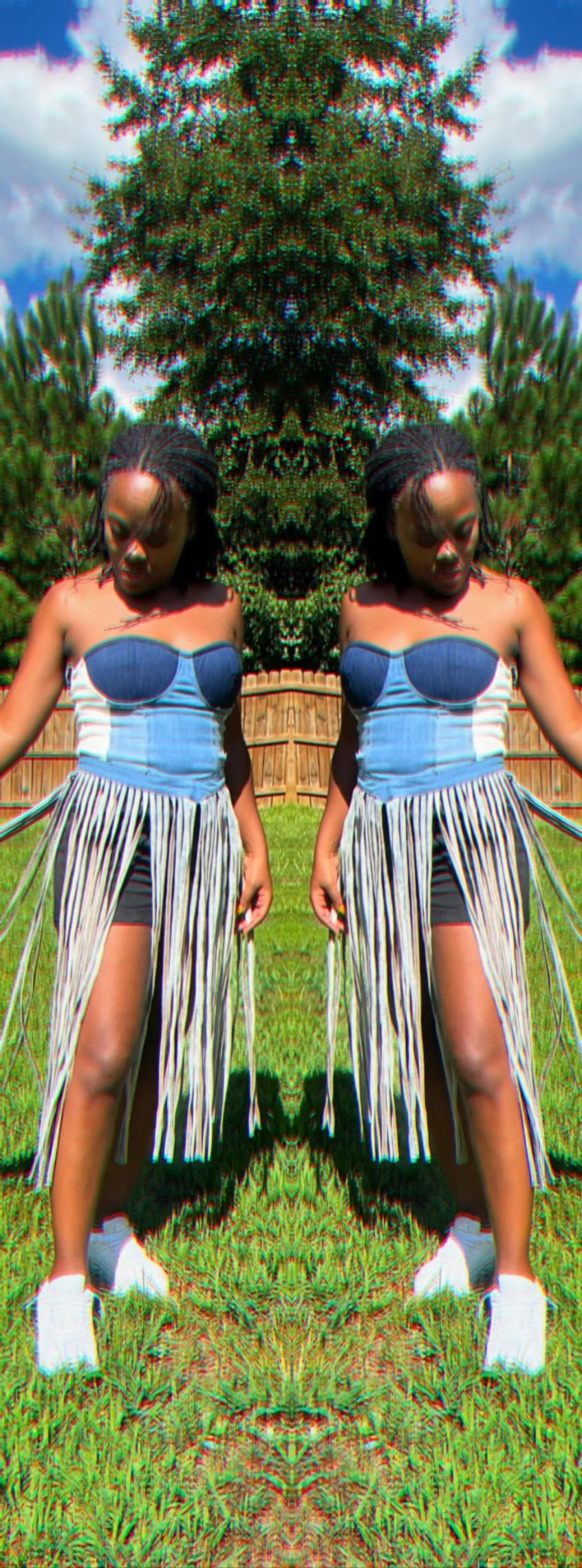 Real customer wearing stylish women's boutique clothing from Seabreeze Kloset.