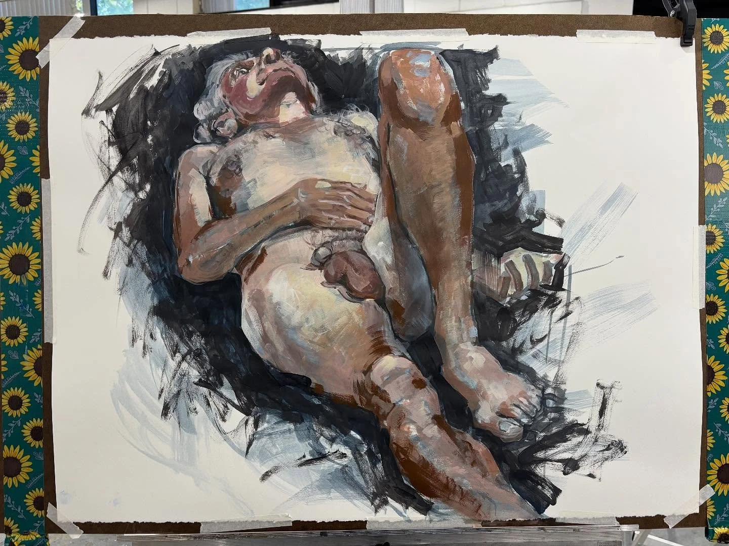 Swipe for the explicit version 🥸
-
-
- live model painting from class today
-
#art#drawing#painting#illustration#livepainting#figurepainting#ucf#svad#acrylic