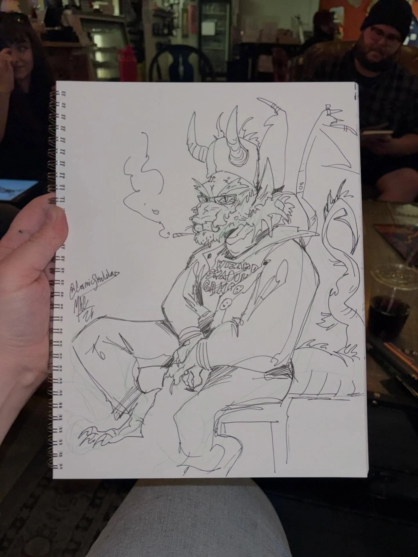 Turned this guy into a sick dragon my last club sesh 
-
-
-
-
#figuredrawing #art #sketchbook #stilllife #dragon