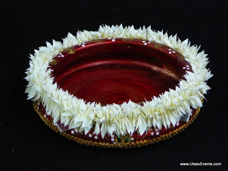 Red steel flower bowl.JPG