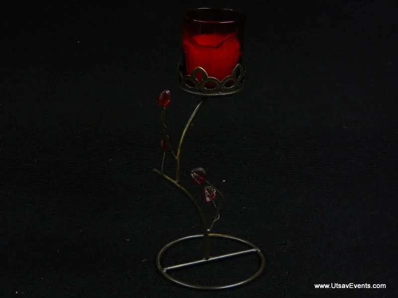 Candle holder metal red.JPG