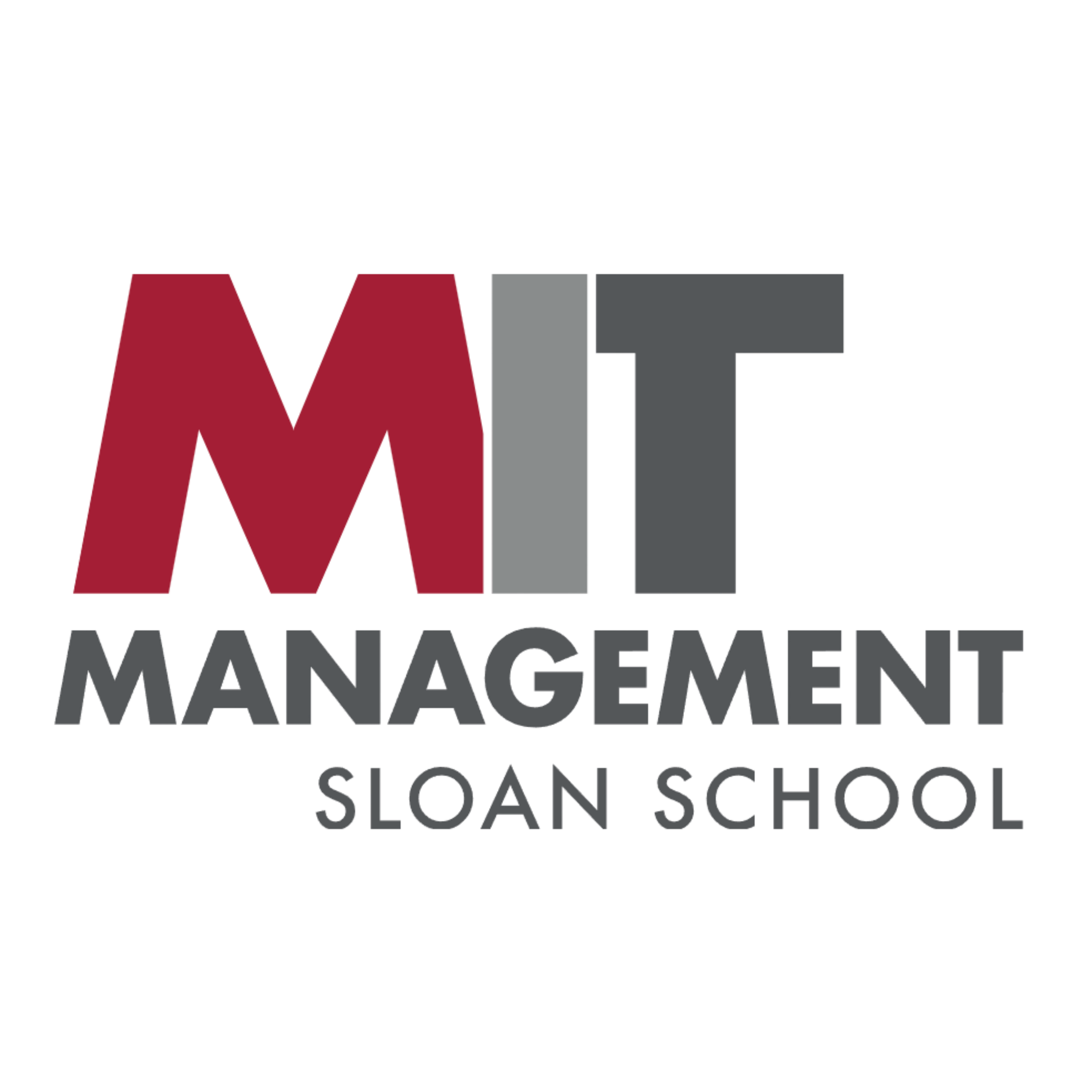 Logo for MIT Management Sloan School featuring the text 'MIT Management Sloan School' with 'MIT' in large letters, 'Management' in bold, and 'Sloan School' underneath.