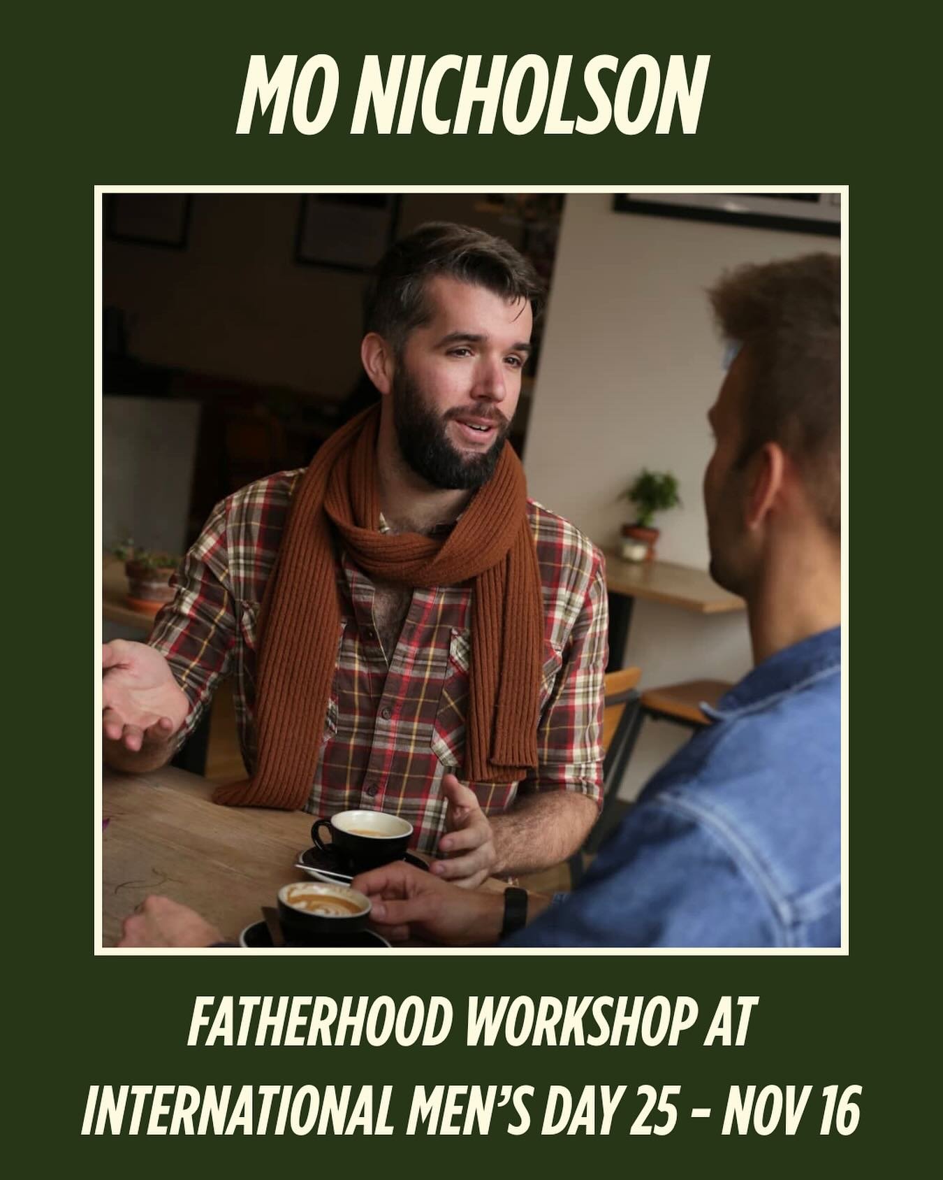 👶 Let&rsquo;s talk about fatherhood this International Men&rsquo;s Day -  the joys, the challenges, and everything in between.

Whether you&rsquo;re a new dad, a grandfather, a father figure, or simply curious about the role, this is a chance to con