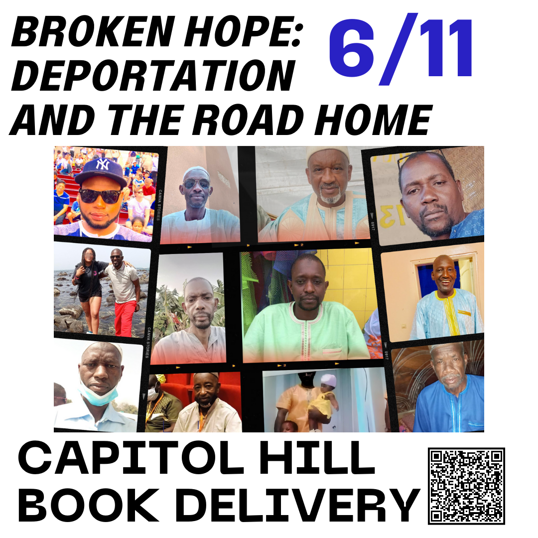 "Broken Hope" Book Delivery on Capitol Hill