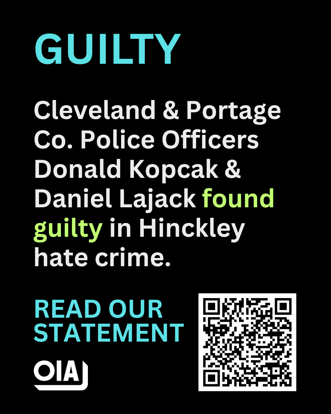 Kopchak: Guilty of hate crime