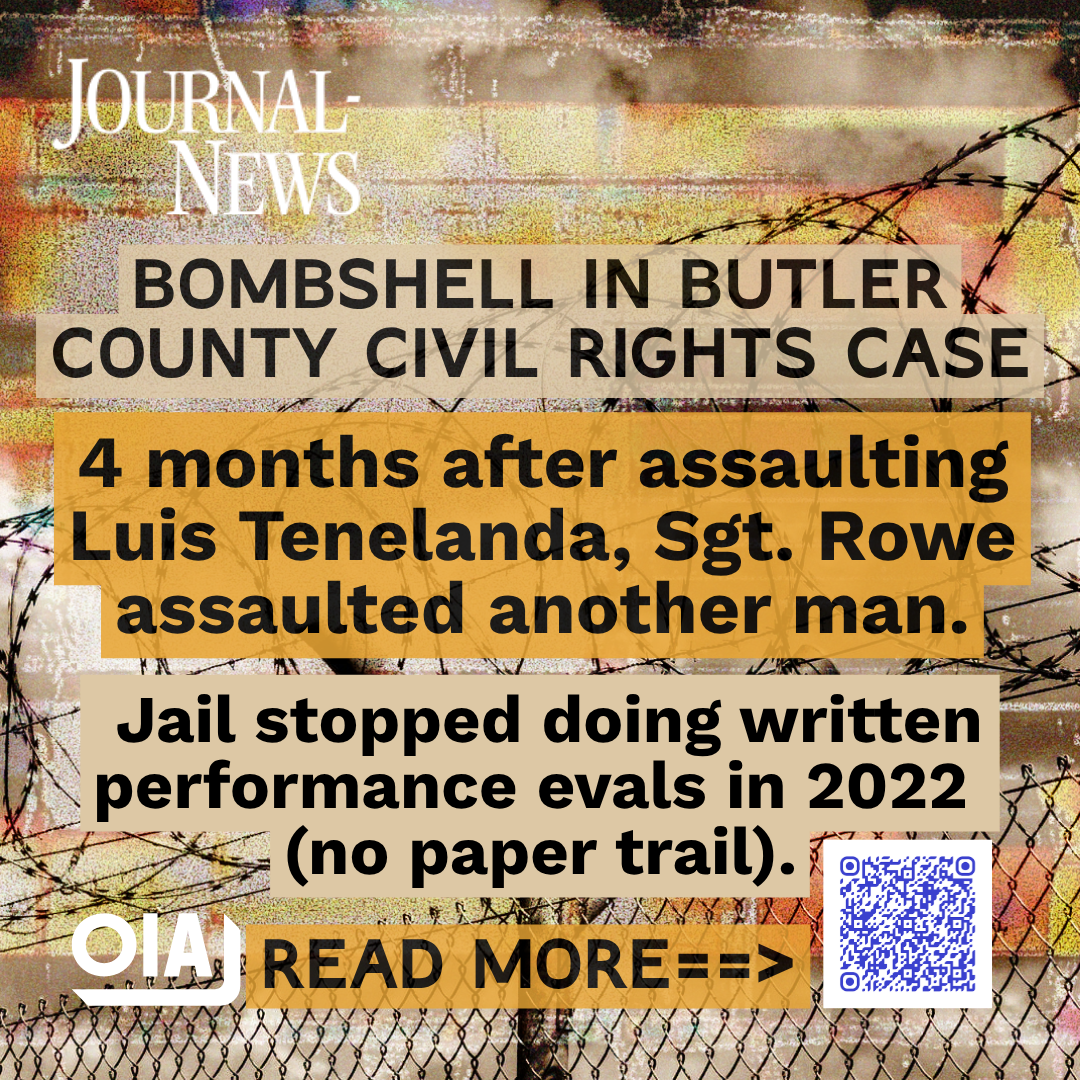 Bombshell revelation in Tenelanda case vs. Butler Co. Jail