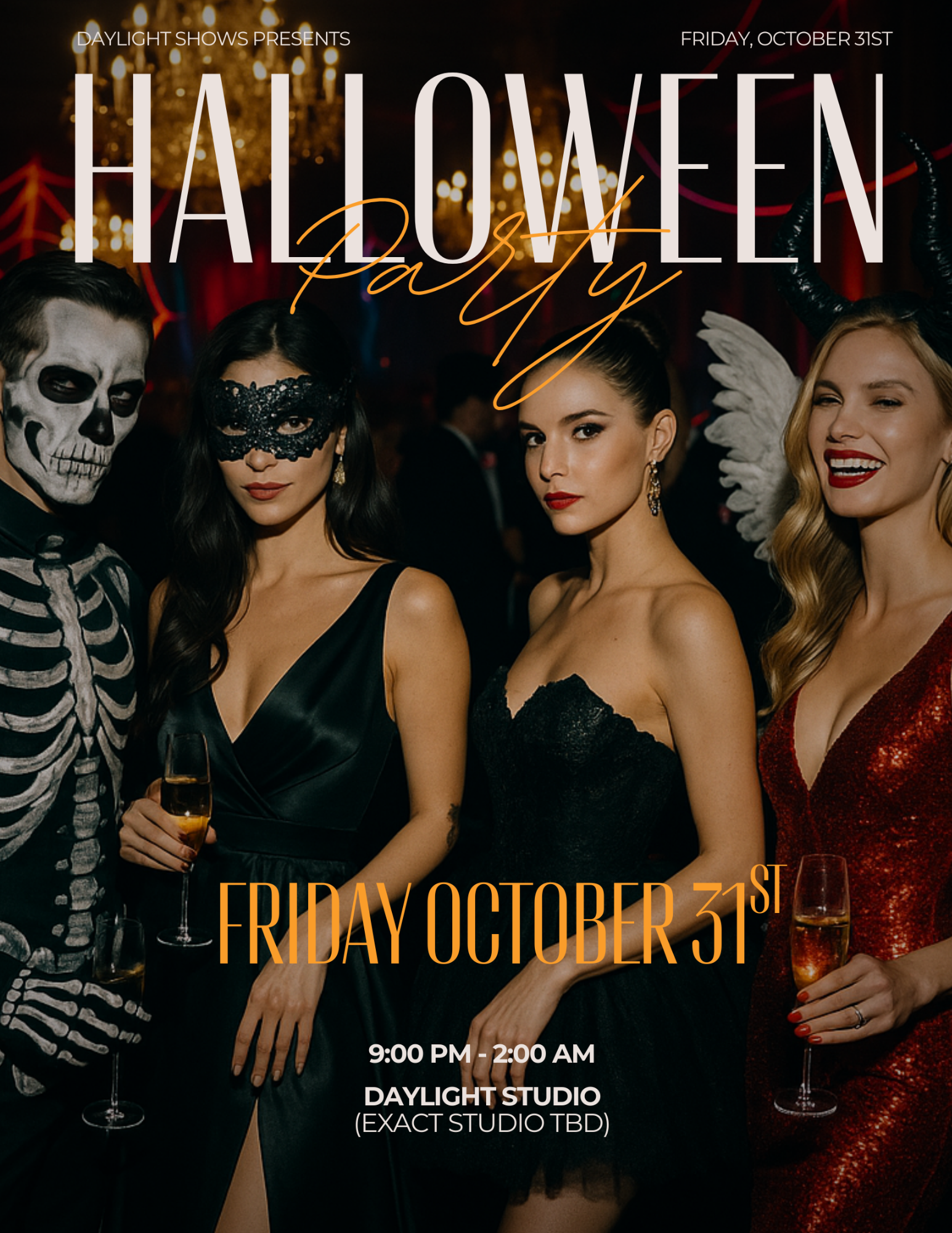 Halloween Masquerade Flyer