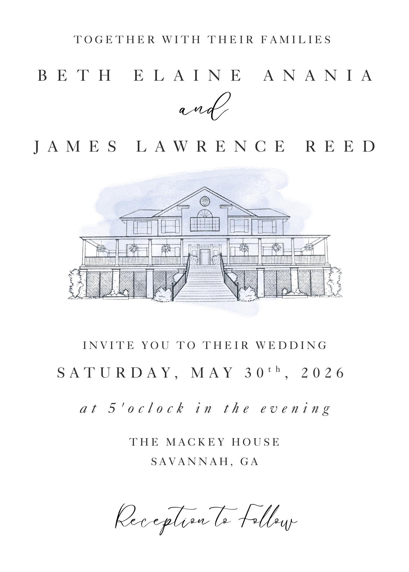 Save the Date Wedding Invite