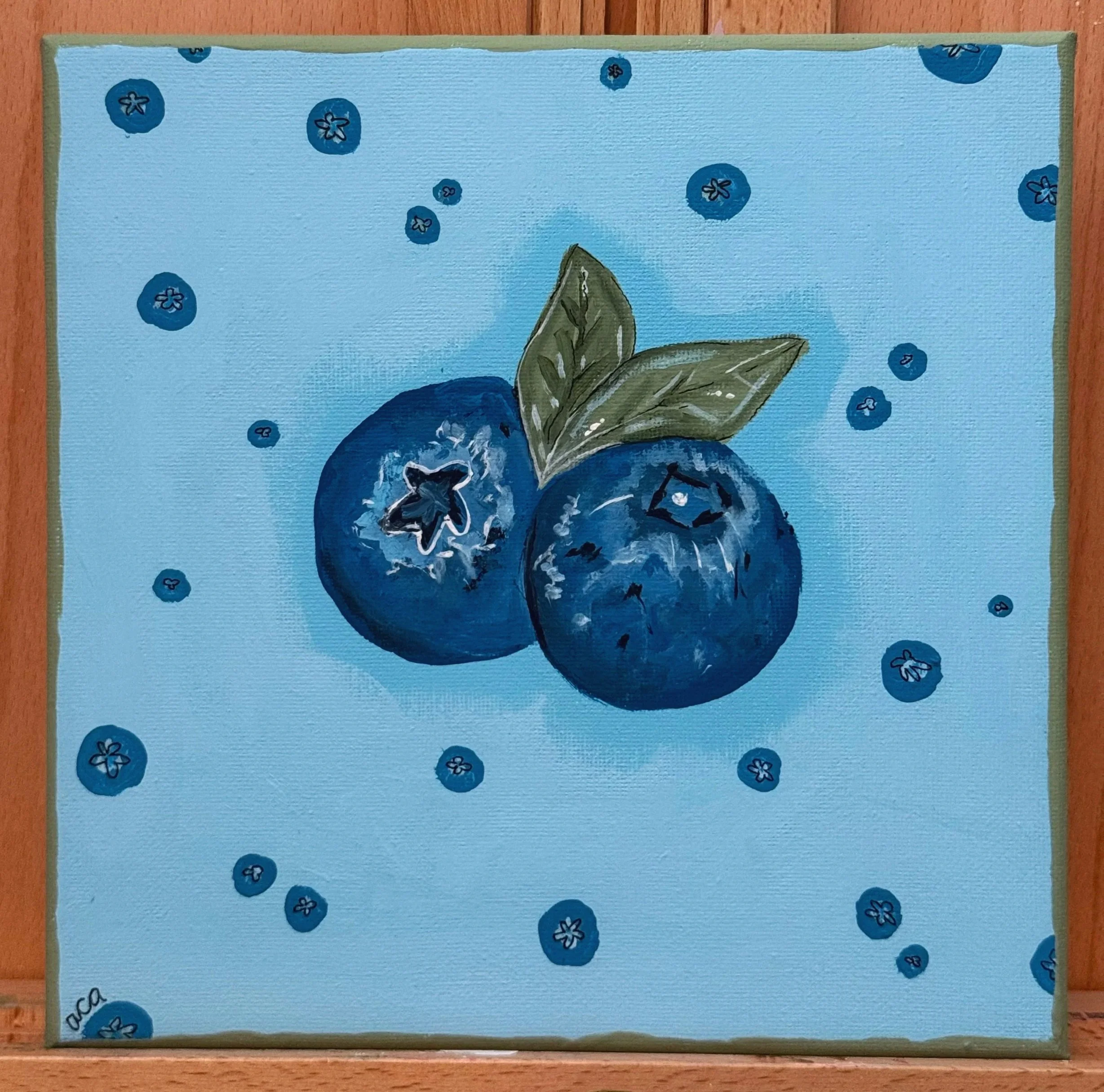 "Blueberry Bliss" Original Painting