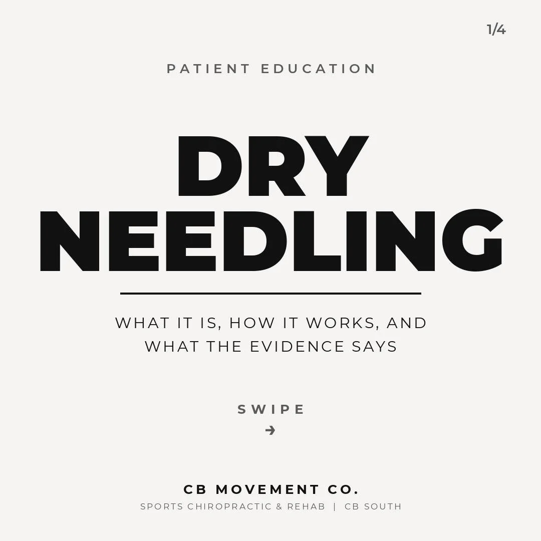 That knot in your calf that foam rolling never fixes? That's usually a trigger point, and it's exactly what dry needling is for. It gets confused with acupuncture constantly, so we broke down the difference and what the research actually shows. Spoil