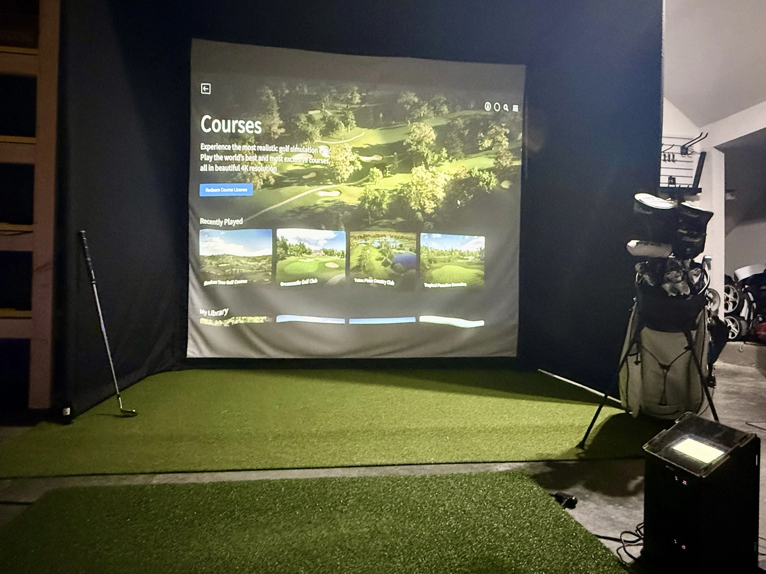 Building a Garage Golf Simulator | The Build Process