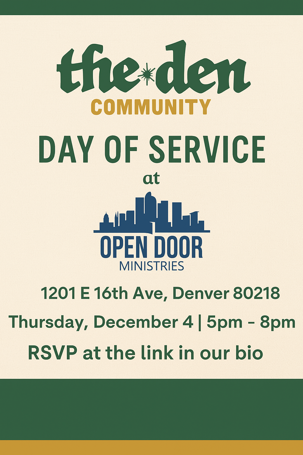 Day of Service @ Open Door Ministries