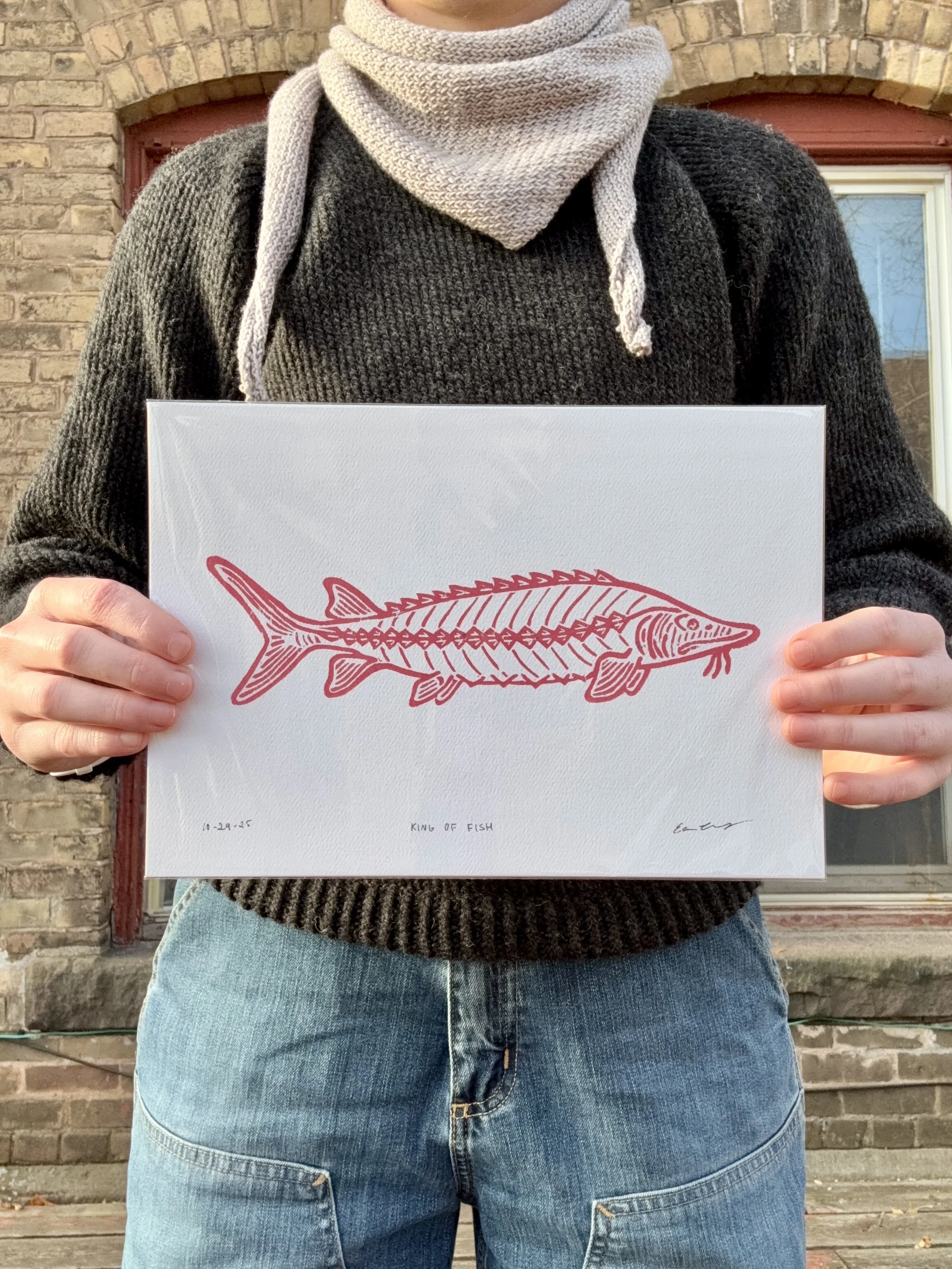 King of Fish print