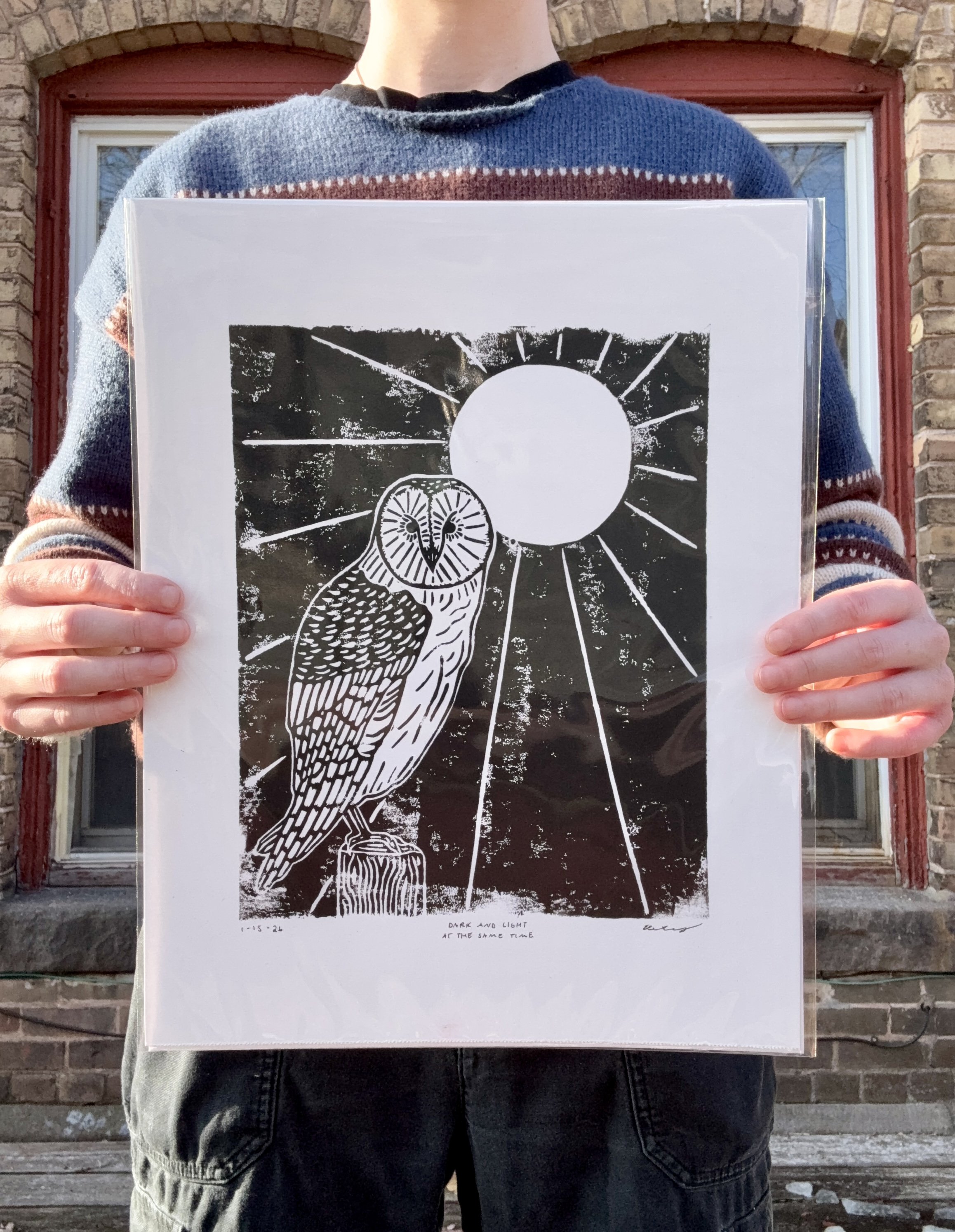 Dark and Light print