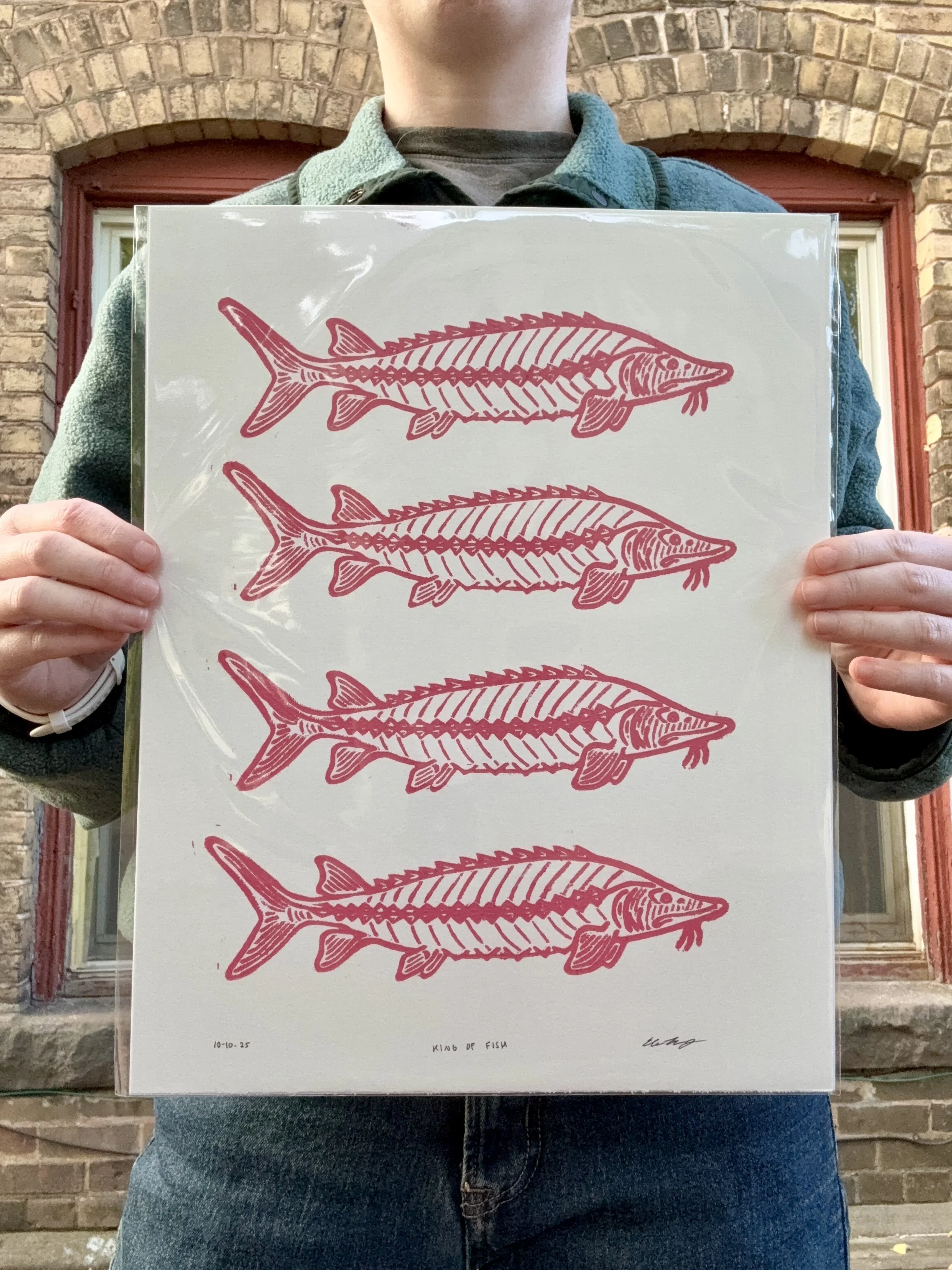 King of Fish print
