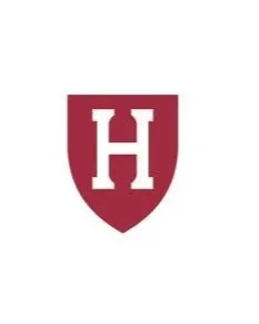 Harvard University logo with shield featuring the Latin word 'Veritas' and the initials H B S separated by vertical lines.