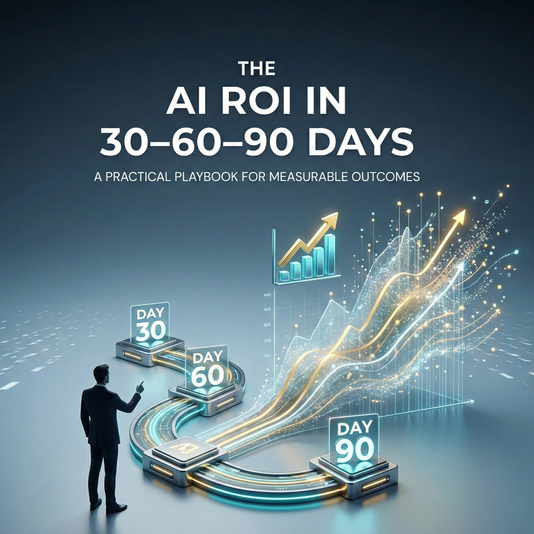 A man holding a microphone, smiling, at a social or professional event with people seated at tables in the background.