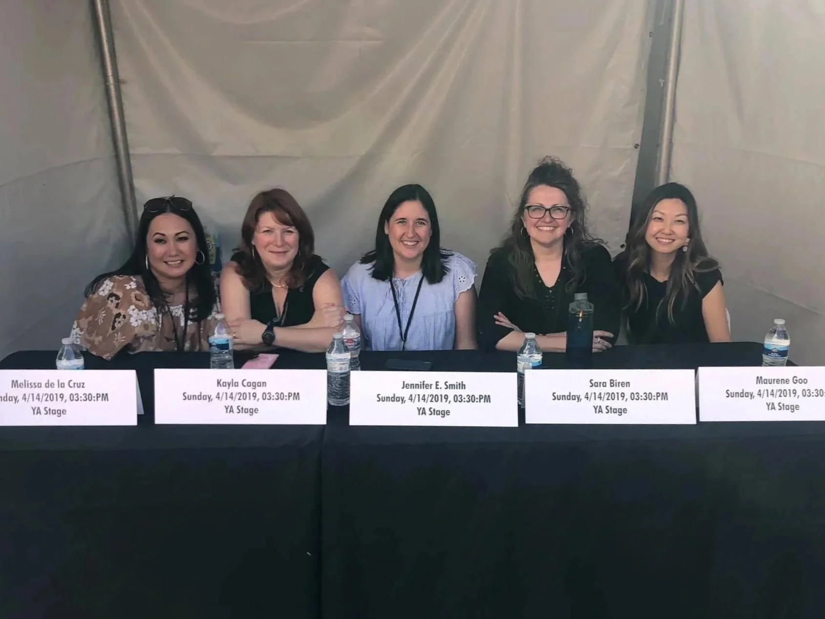 Young adult fiction panel at the Los Angeles Times Festival of Books