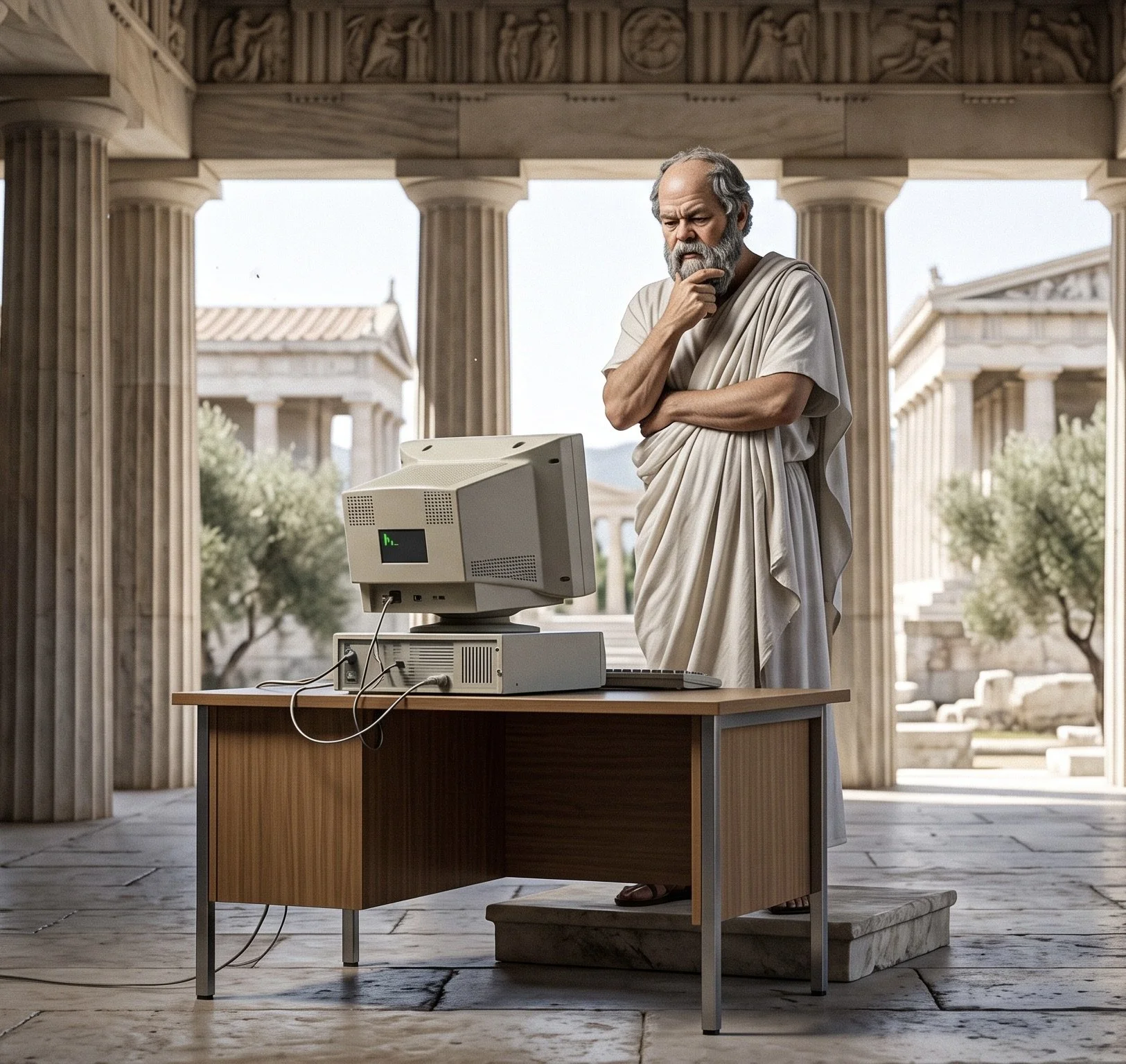 Would Socrates Use AI?