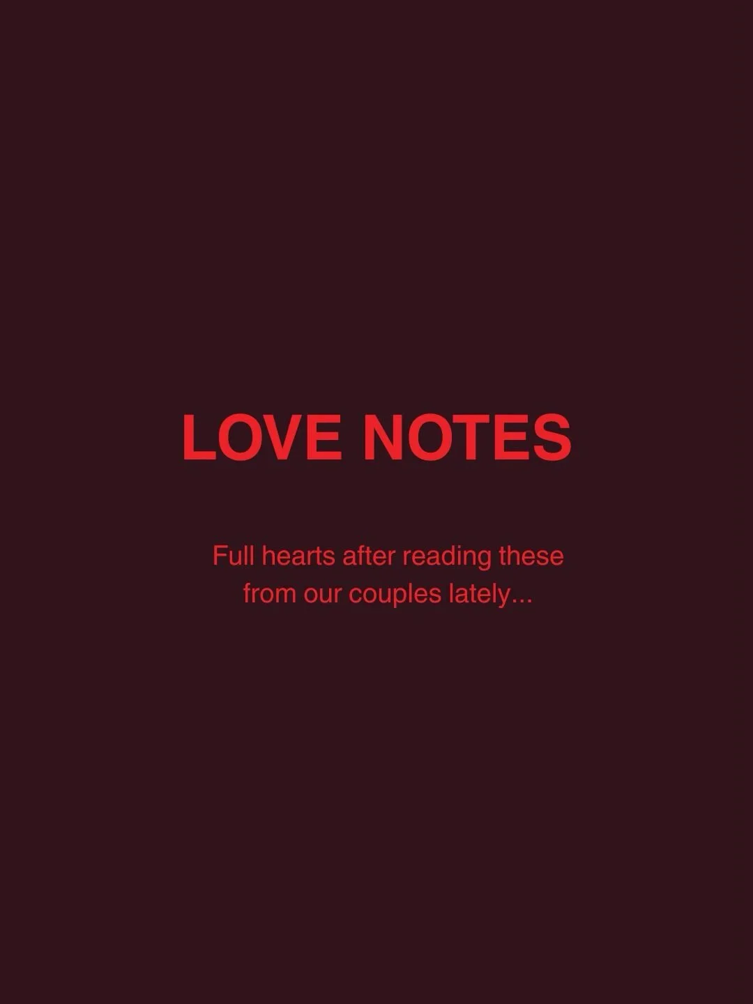 Love Notes 💌

Why do we post them? Why should you care? 
Firstly let&rsquo;s be clear we don&rsquo;t post to boast. 

I share because I&rsquo;m proud of the work we do. I&rsquo;m also super proud of the teams we have on each event they deserve the a