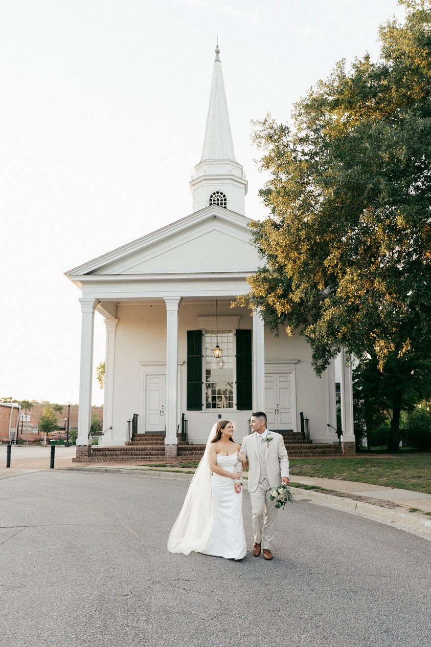 peanut-warehouse-conway-sc-kingston-presbyterian-couple-walking-down-road-carly thompson photography.jpg