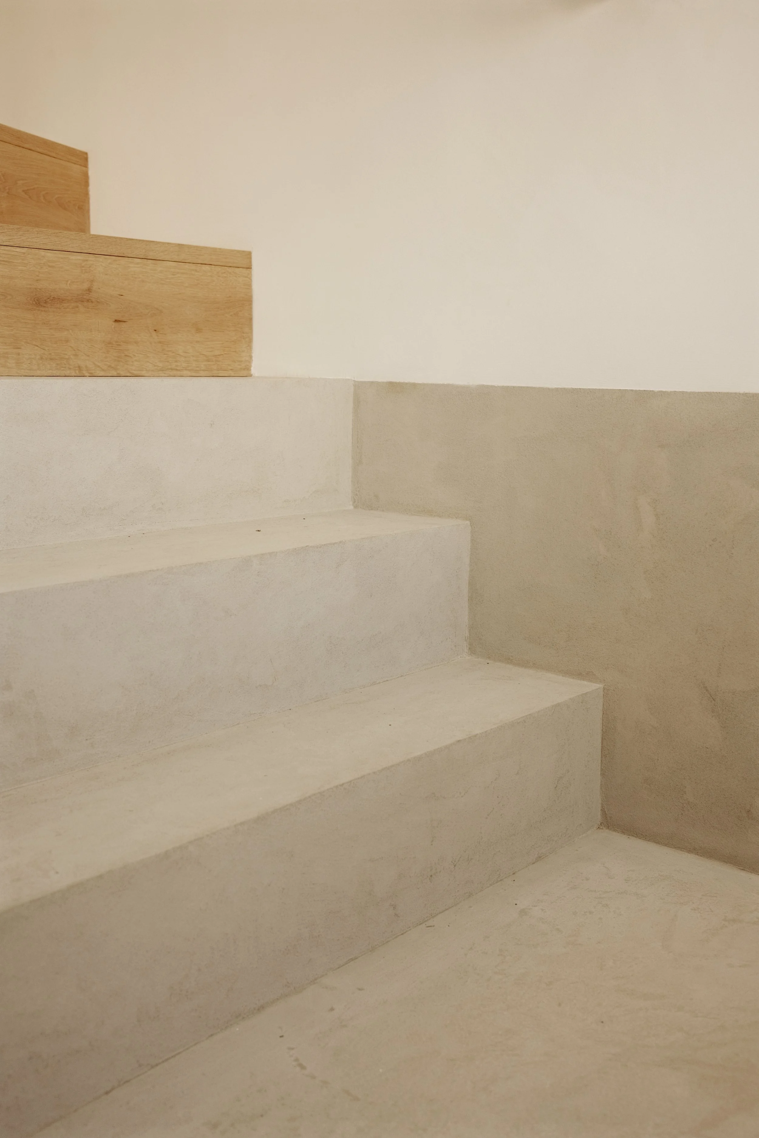 microcement flooring & steps